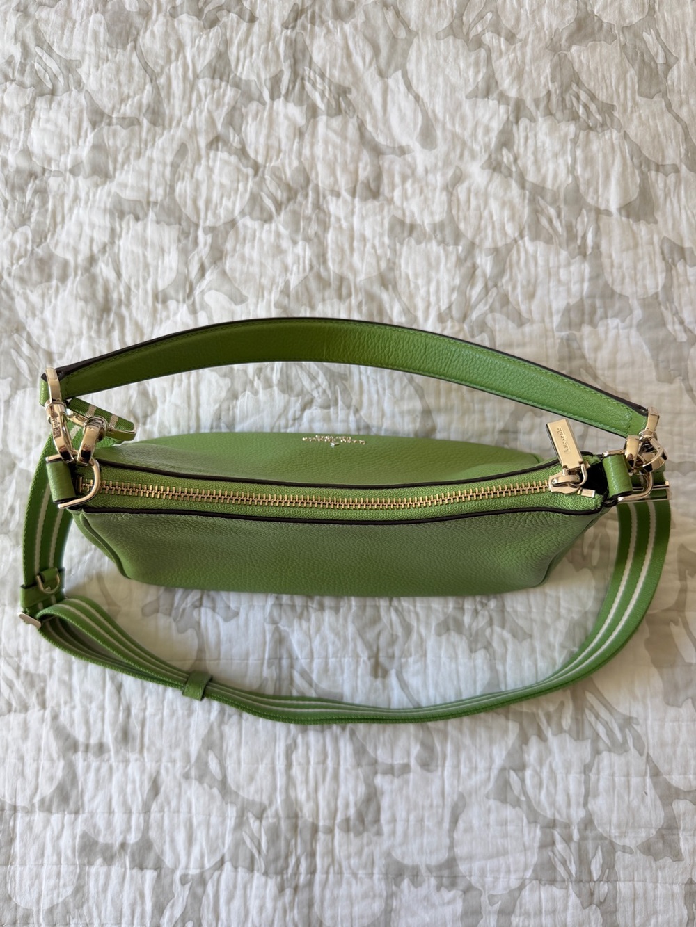 Kate Spade Rosie Shoulder Bag in Turtle Green with Crossbody Strap - Picture 9 of 14